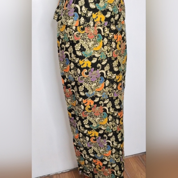 BATIK COTTON MAXI SKIRT AND BLOUSE NWOT - Picture 5 of 14